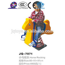 2016 cheap kids outdoor plastic spring rocking horse